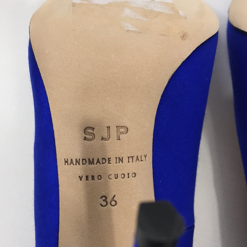 NWOT SJP BY SARAH JESSICA PARKER Lucille Satin Bow heels - Picture 10 of 12